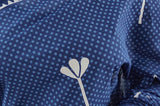 Latest Blue Color Block Print Jaipuri Cotton Saree with blouse piece