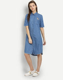 blue-denim-embroidered-half-sleeves-shirt-dress-designer-midi-dresses-for-women