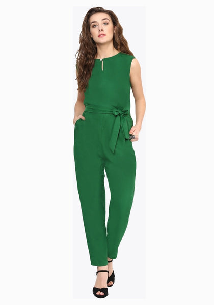 Elegant Jumpsuit Green Color Trendy Jumpsuit