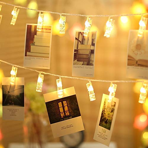 Photo Clip Lights 20 LED for Decoration (Yellow ) With 3M length