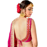 Pink Color Lehenga Heavy Embroidered Partywear Designer Lehenga Choli Wedding Wear