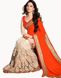 Shop Online Embroydery Saree With Blouse For Women 