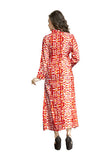 Stylish Printed Occasional Red Kurti For Women