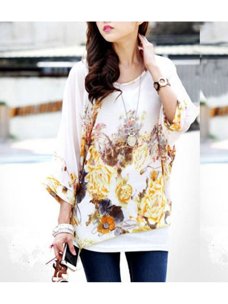 Floral Print Bohemian Style Tops at Rs 800/piece