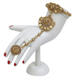 Golden Color Alloy Gold Plated Wedding Jewellery Set -
