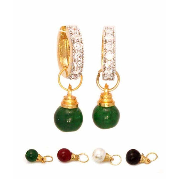 Designer Jewellery Multi Color Interchangeable Fancy Party Wear Earrings For Girls And Women
