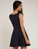 designer-dresses-online-navy-blue-skater-midi-dress
