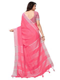 Light Pink Silk Saree