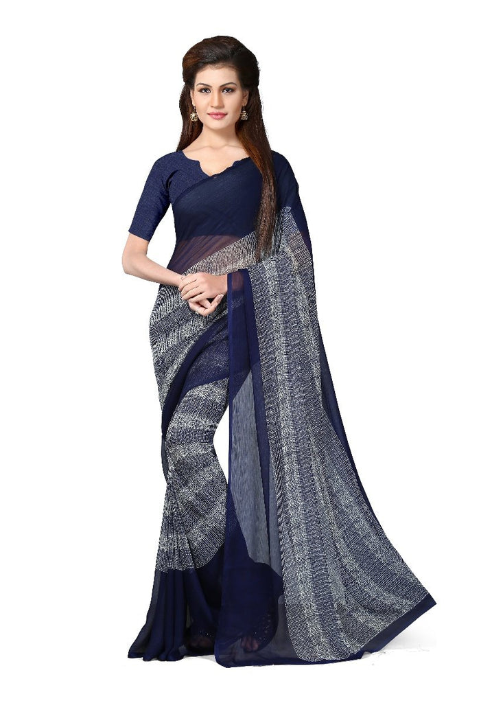 Buy Sadika Women's Latest Design Multicolor Digital Print Embroidery  Sequence Work Georgette Chiffon Saree With Blouse Online at Best Prices in  India - JioMart.