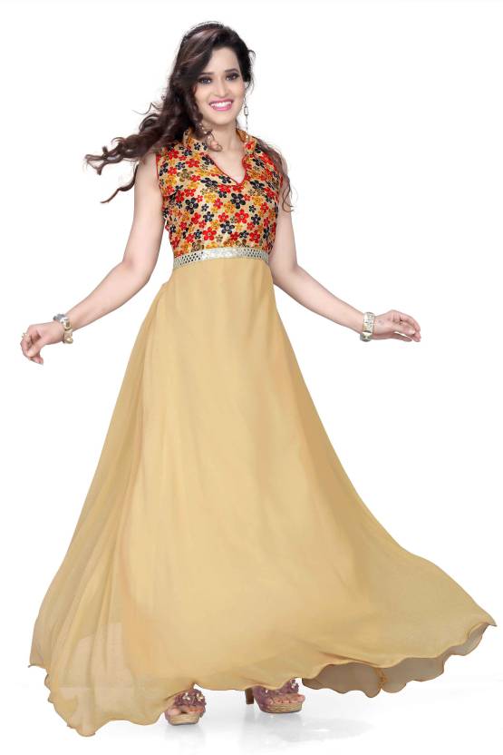 Buy Stylish Rani Party Wear Gown for Girls | Gown for Girls