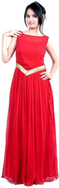 Red Color Designer Wedding Gowns For Women