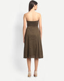 olive-off-shoulder-two-side-pocket-dress-designer-dresses
