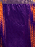 Orange And Purple Saree