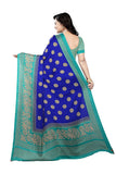 Peacock Blue Silk Saree