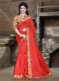 Urban-Naari-21712-Red-Colored-Bhagalpuri-Silk-Printed-Saree
