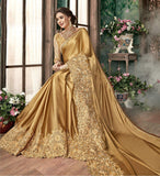 Gold Color Saree Online