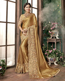 Gold Color Saree Online