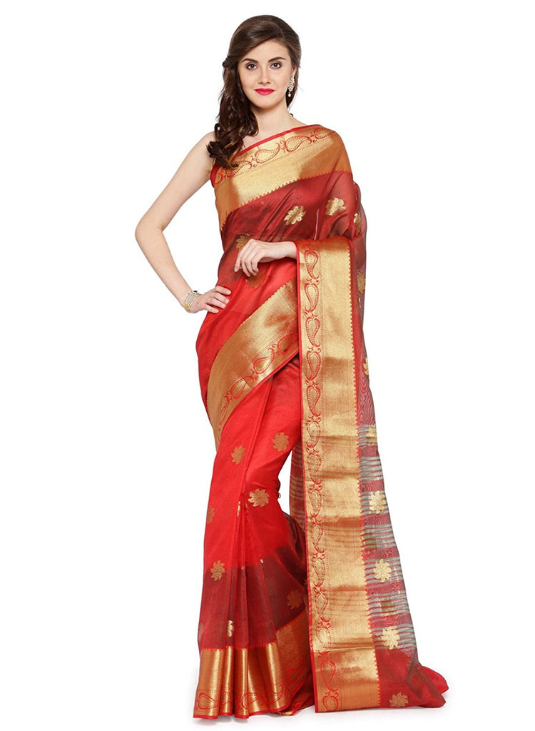 Patola Ikkat Saree Red Color Saree/weavesarees.com | Saree, Ikkat silk  sarees, Silk sarees