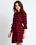 red-&-black-check-printed-knotted-shirt-dress-designer-skater-dresses-online