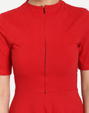online-midi-dresses-red-dress-online-half-sleeves-party-wear-skater-dress