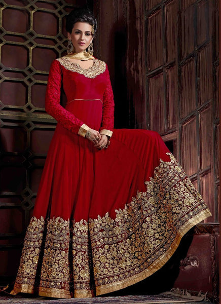Designer-Anarkali-Red-Embroidered-Anarkali-Suit-Party-Wear-Salwar-Suit-