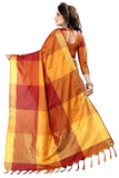 Multicolored Cotton Silk Saree - Silk Cotton Saree Online Shopping