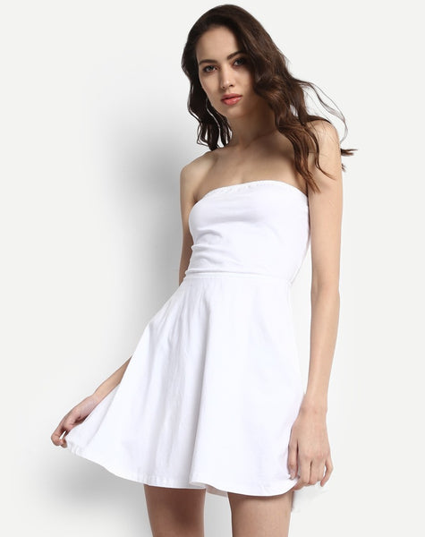 white-color-off-shoulder-dress-mini-dresses-western-wear-for-women