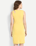 online-yellow-bodycon-dress-designer-sleeveless-round-neck-dress