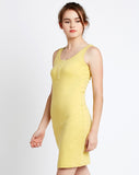 online-dresses-yellow-bodycon-dress-sleeveless-designer-dress