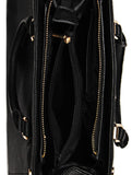 Black Leatherette Handbag For Women Online Designer Women Handbags