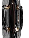 Black Leatherette Handbag Designer Handbag For Women