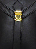 Black Leatherette Regular Sling Bag For Girls - New Design Handbags For Women